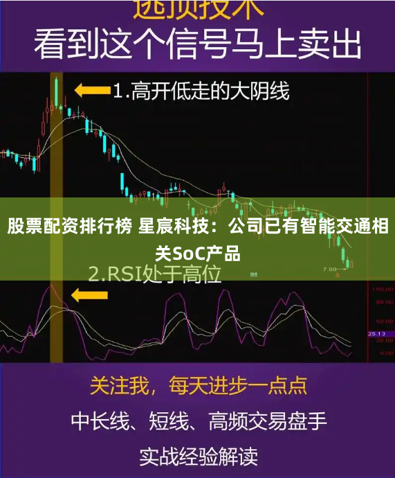 股票配资排行榜 星宸科技：公司已有智能交通相关SoC产品