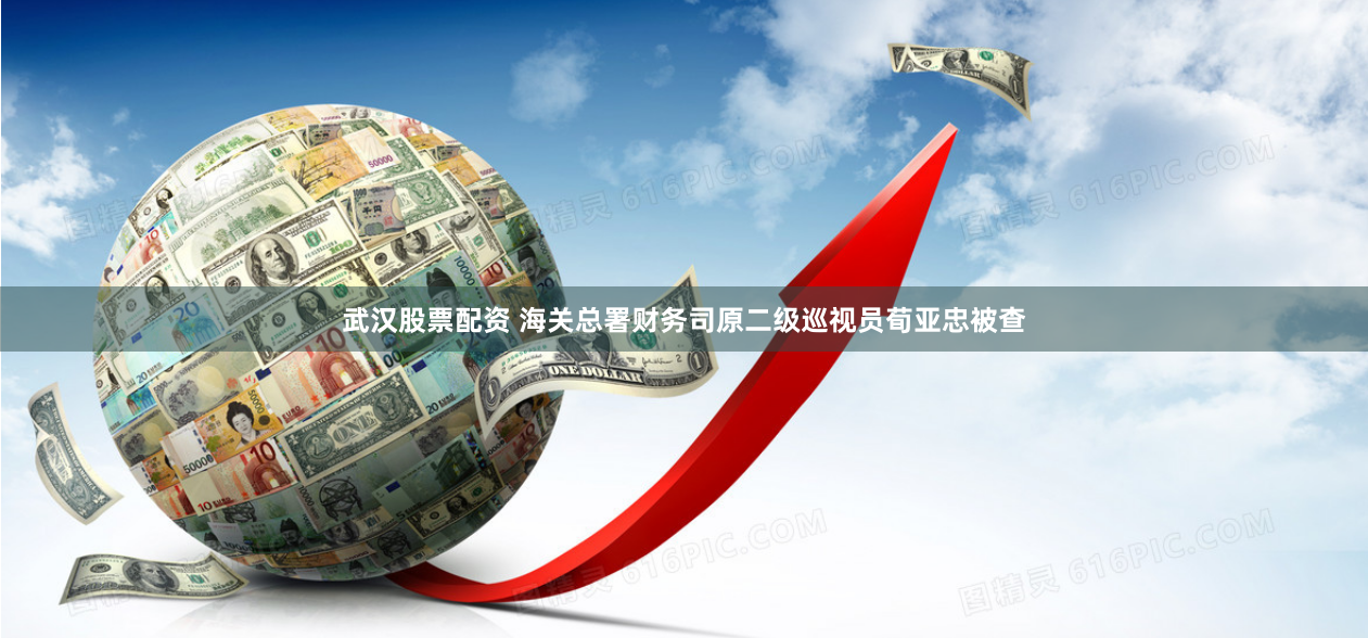 武汉股票配资 海关总署财务司原二级巡视员荀亚忠被查